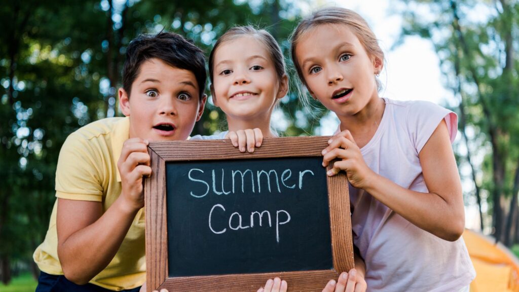 Children at summer camp.