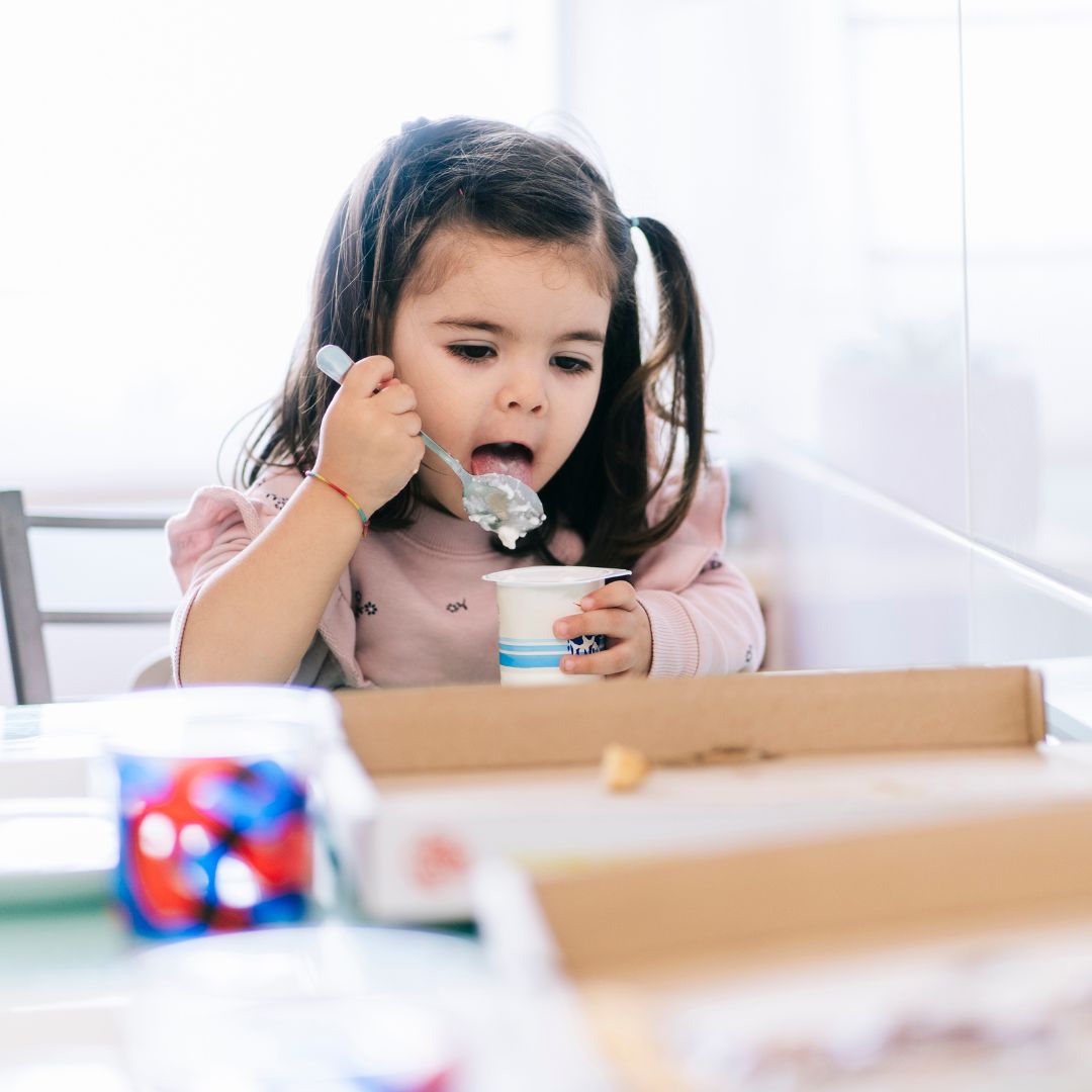 girl eating