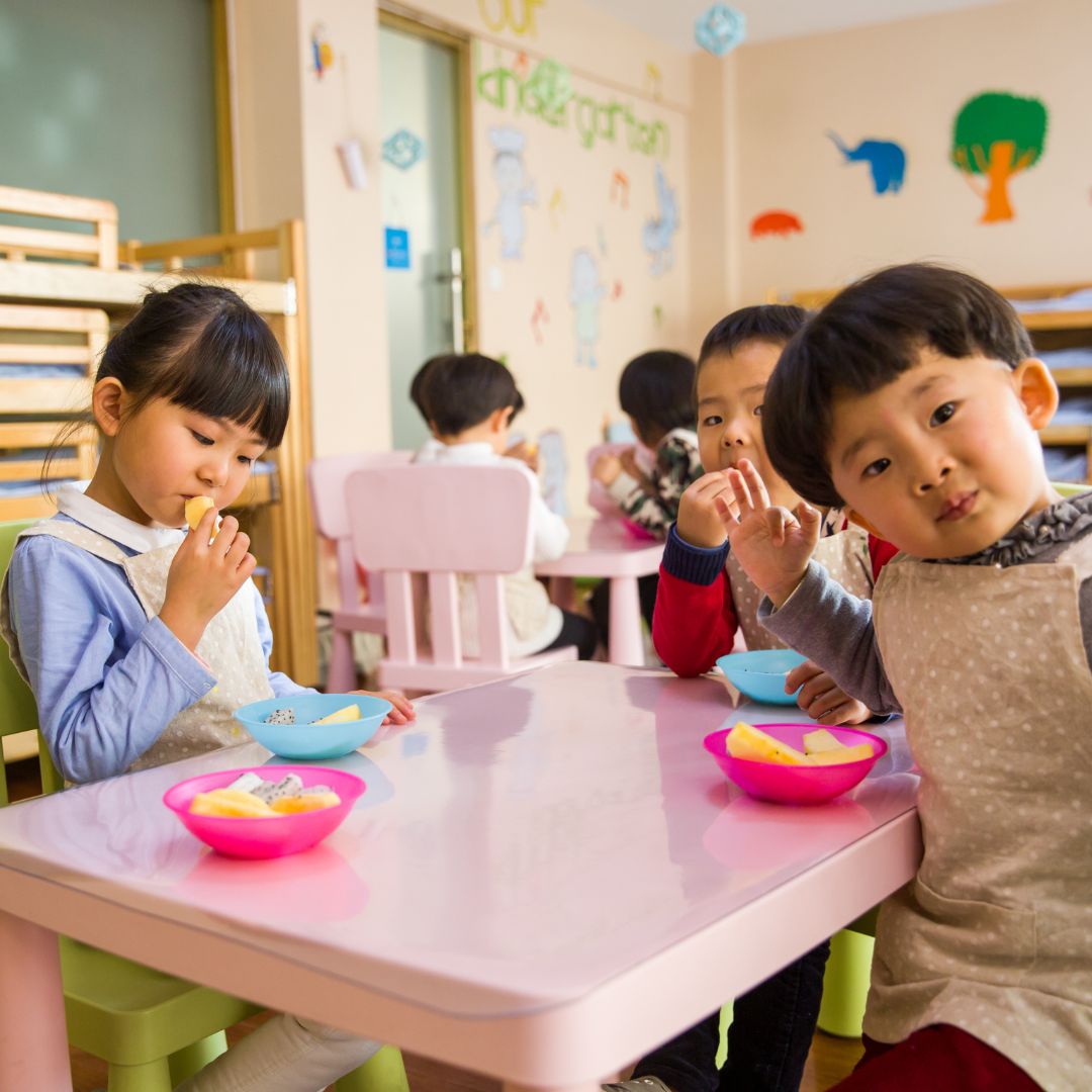 children sitting together