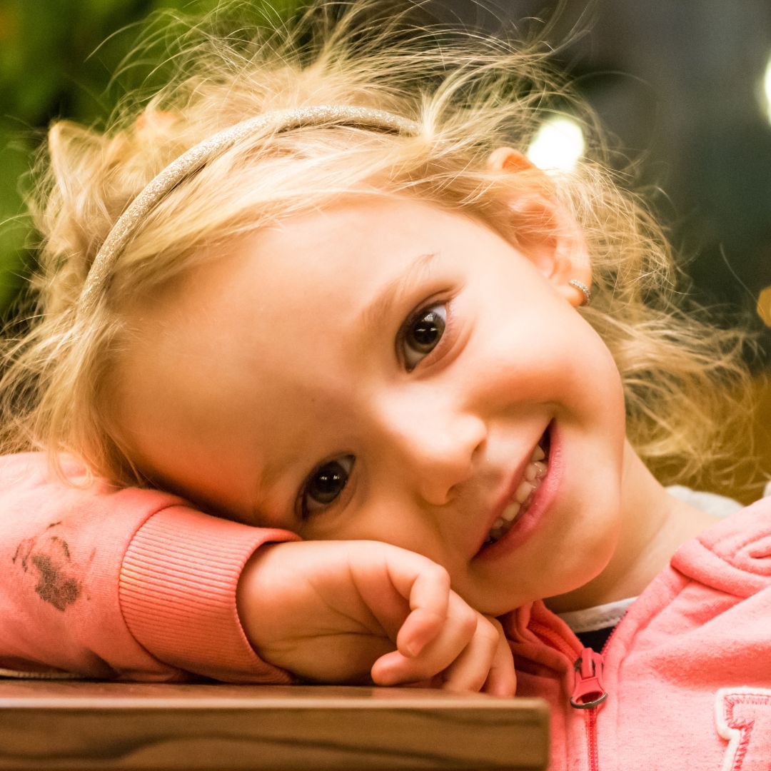 child smiling