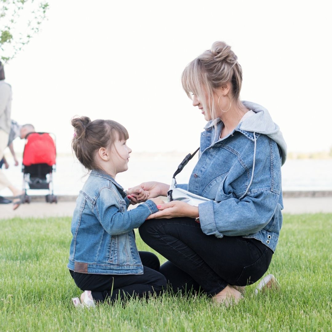 mother with daughter