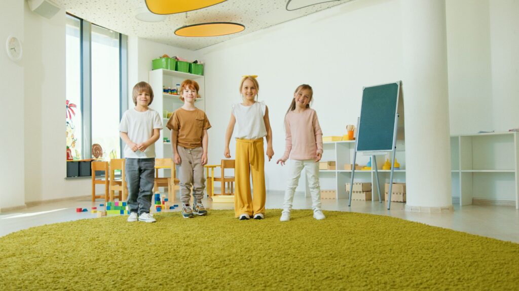 kids in classroom